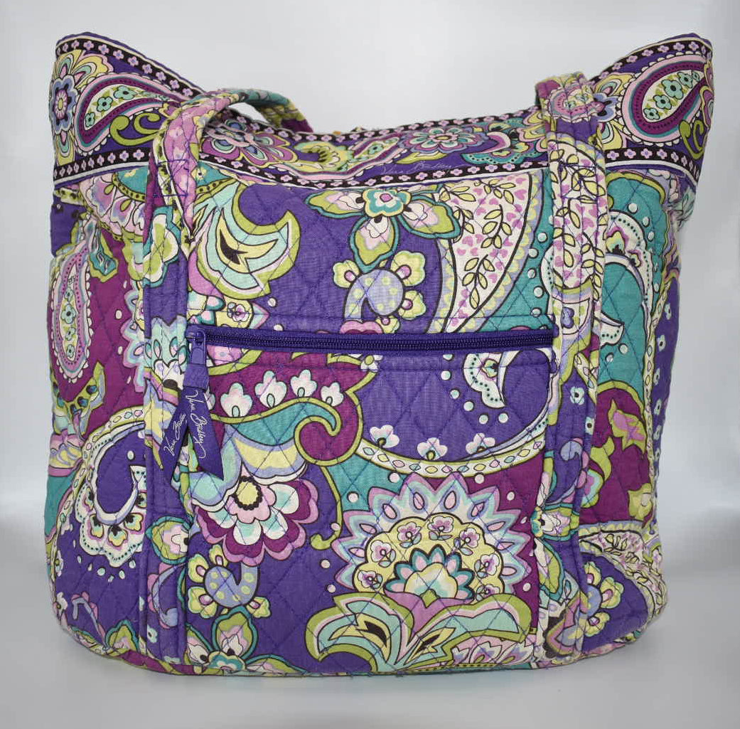 Vera Bradley Large Vera Tote Bag in "Heather" Pattern