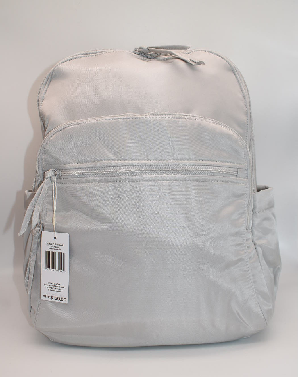 Vera Bradley Bancroft Backpack in Oyster Mushroom