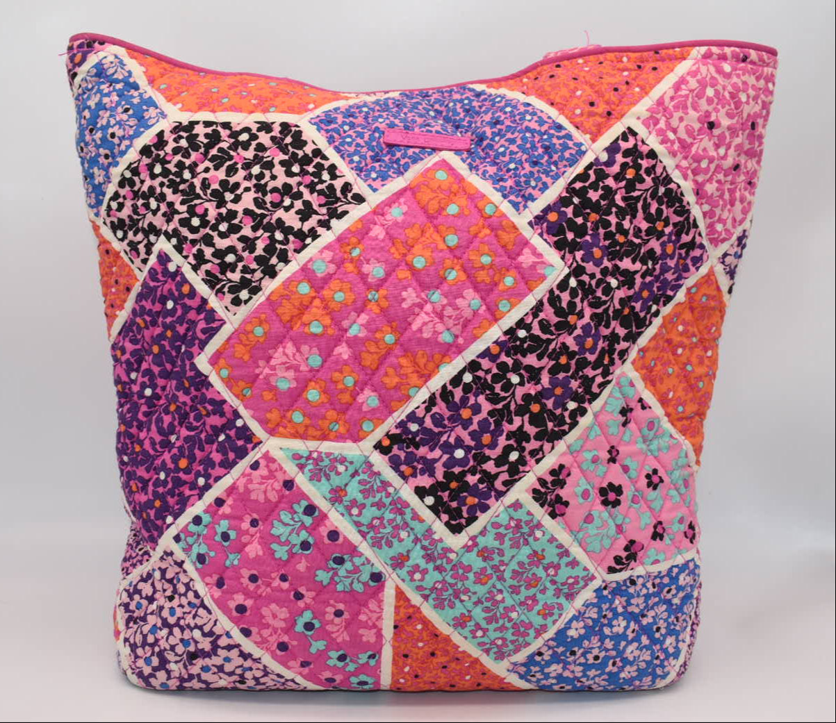 Vera Bradley Iconic Tote Bag in Modern Medley Pattern