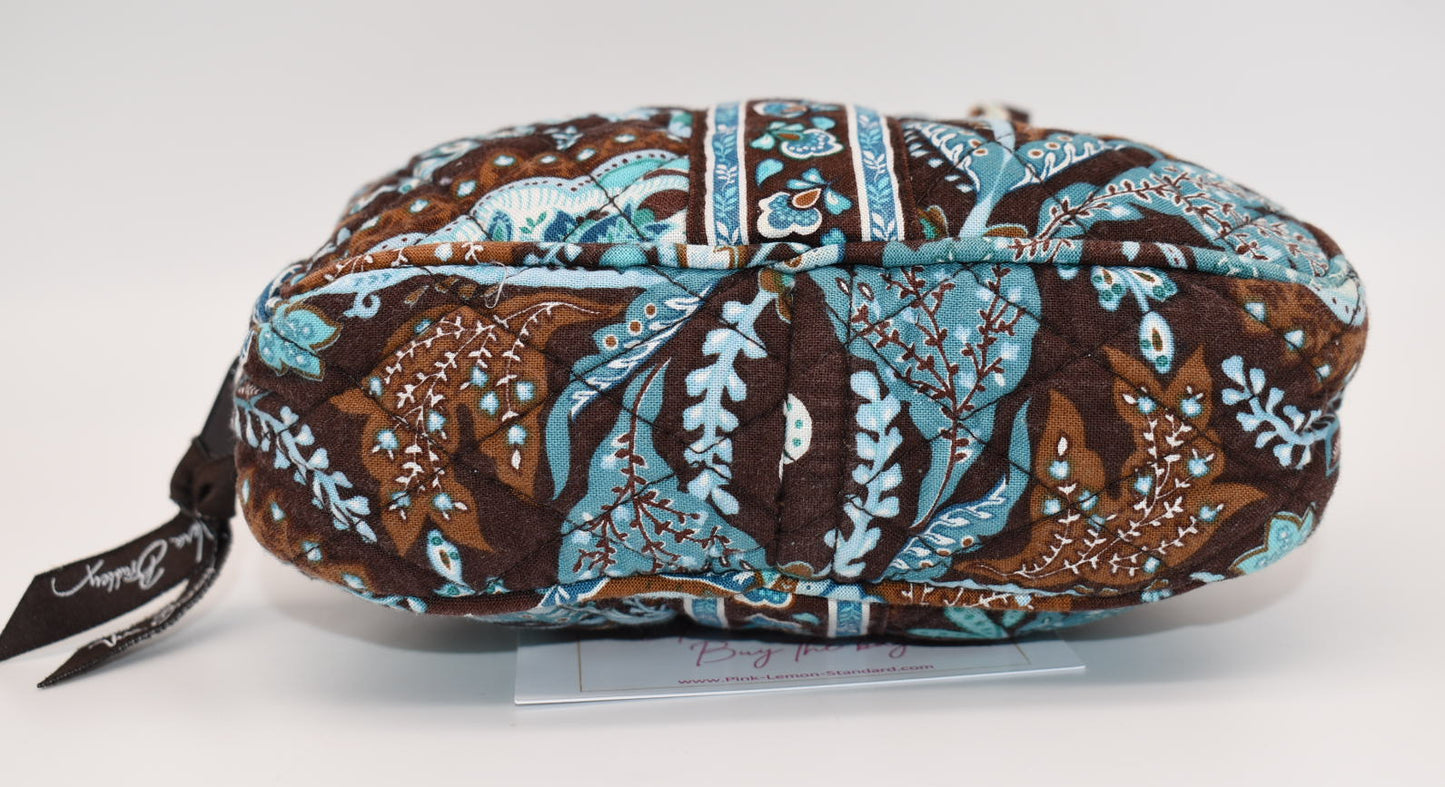 Vera Bradley Small Toiletry/Travel Tote Bag in "Java Blue" Pattern
