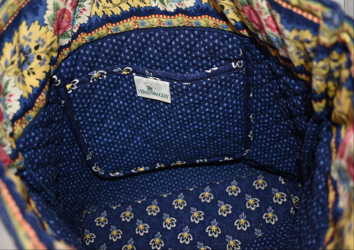 Vera Bradley Everyday Tote Bag in "Maison Blue" Pattern