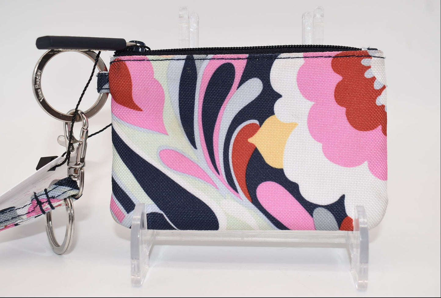 Vera Bradley Lighten Up Zip ID Case & Lanyard in "Mod Paisley" Pattern
