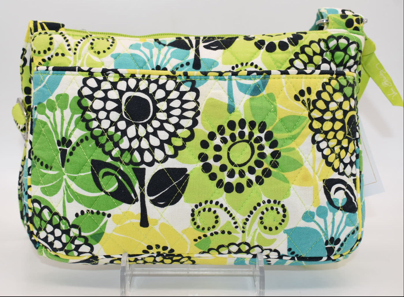 Vera Bradley Little Hipster Crossbody Bag in "Limes Up" Pattern