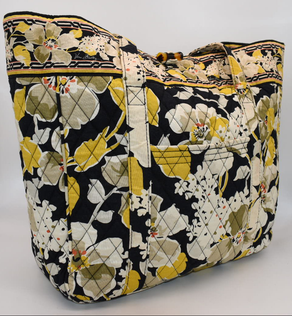 Vera Bradley Laptop Tote Bag in "Dogwood" Pattern