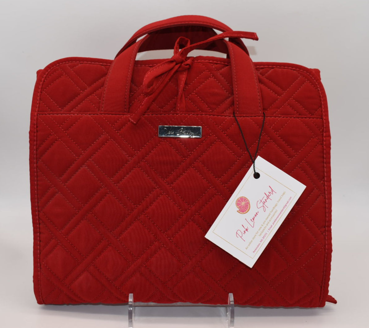 Vera Bradley Hanging Travel Organizer in Microfiber Red