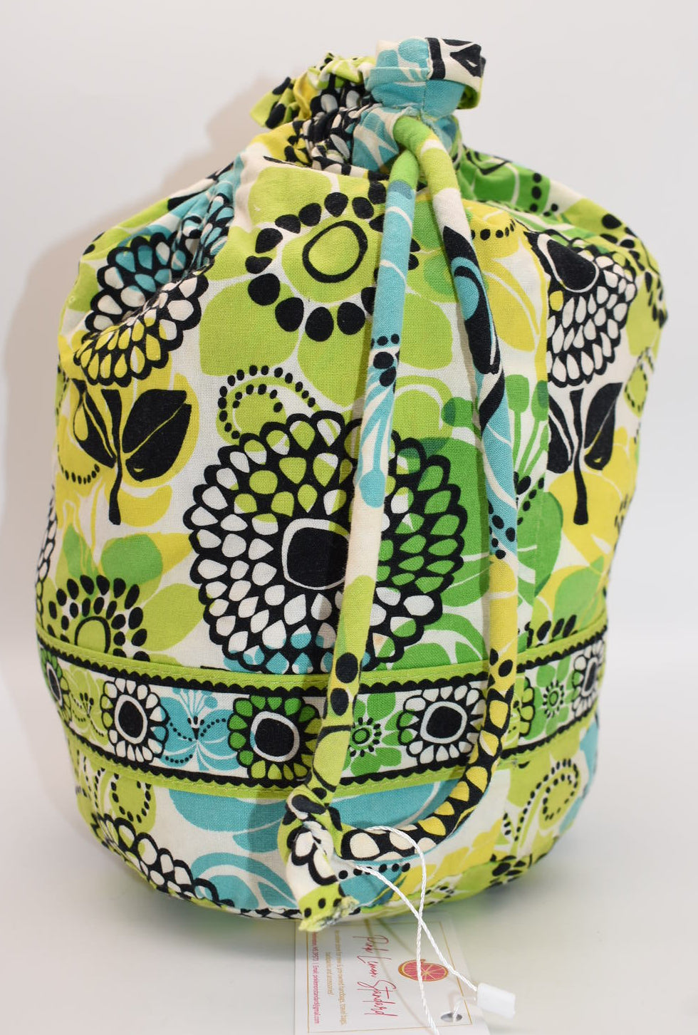 Vera Bradley Ditty Bag in "Limes Up" Pattern
