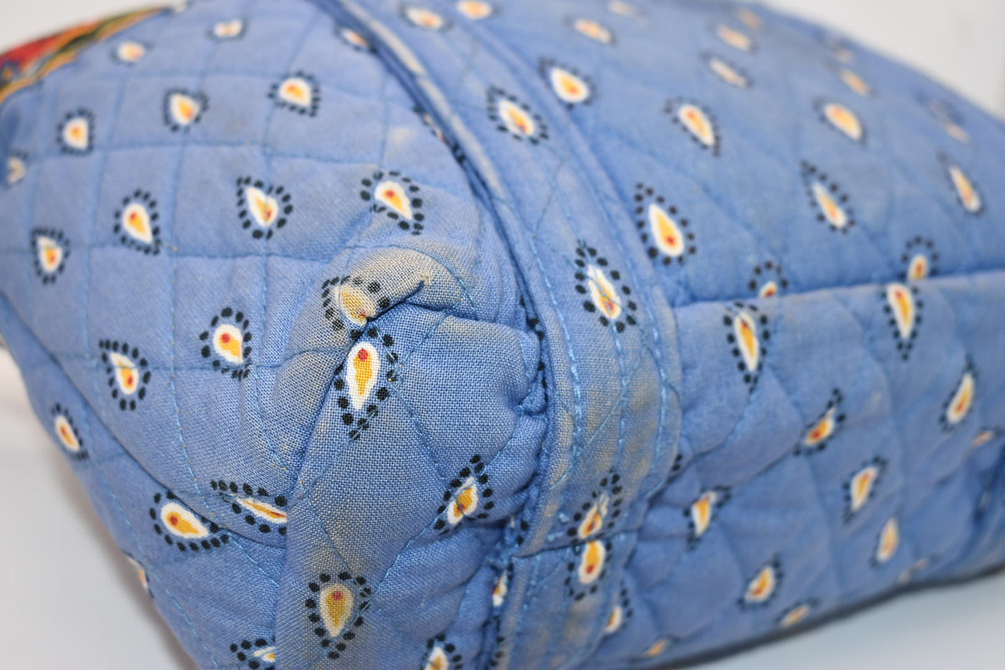 Vera Bradley Paddy Tote Bag in "French Blue Paisley" Pattern