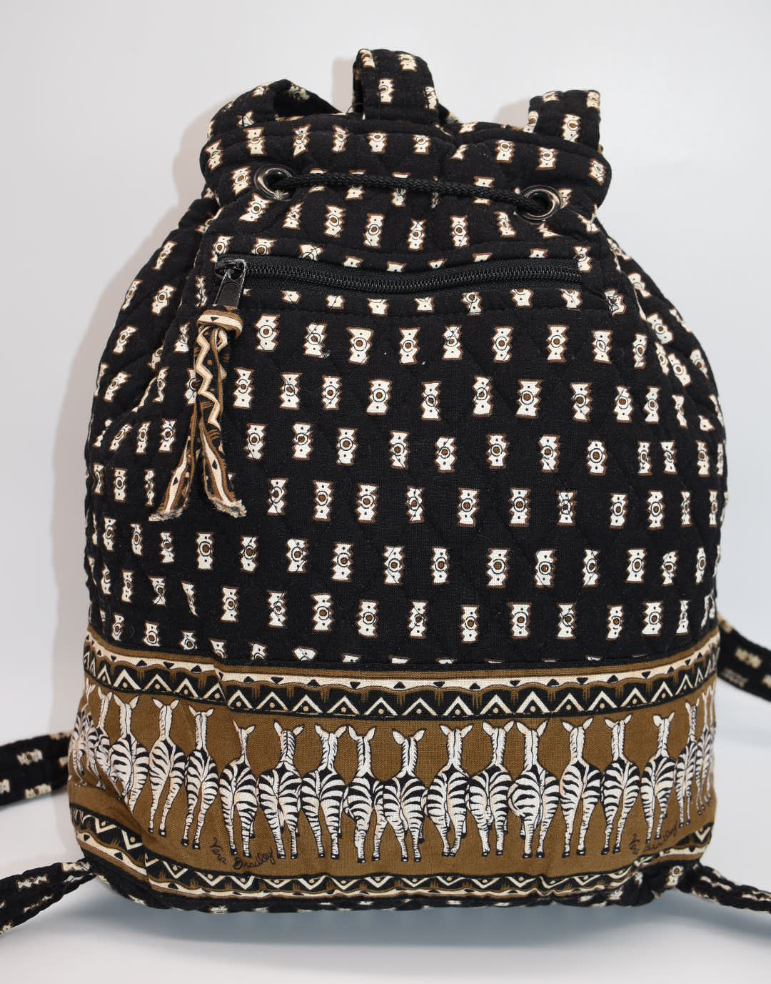 Vera Bradley Mimi Backpack in "Zebras" Pattern
