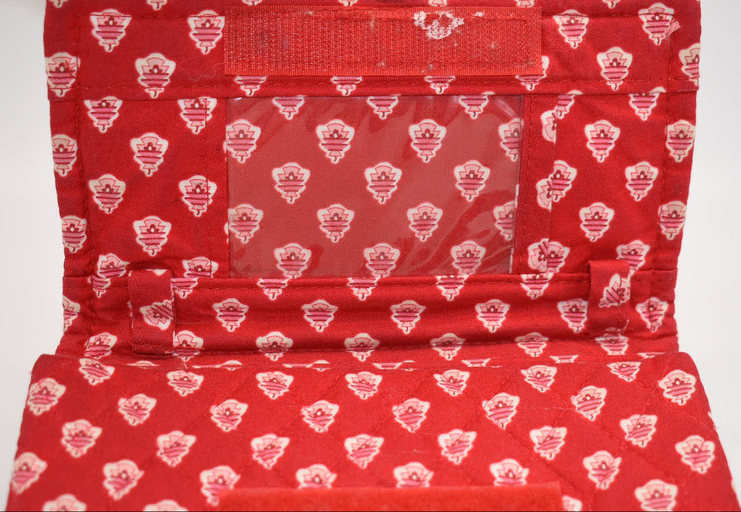 Vera Bradley Strap Crossbody Wallet in "Nantucket Red" Pattern