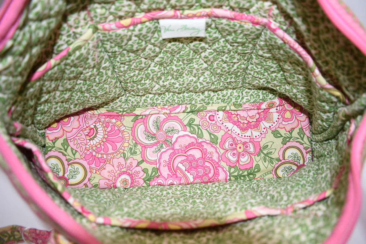 Vera Bradley Large Betsy Shoulder Tote Bag in "Petal Pink" Pattern