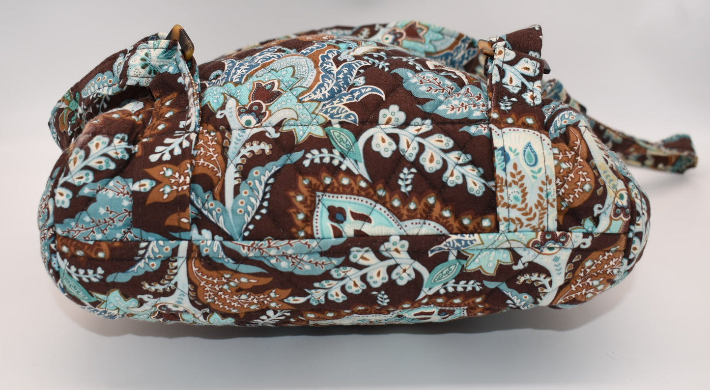 Vera Bradley Quilted Small Ultimate Backpack in "Java Blue" Pattern