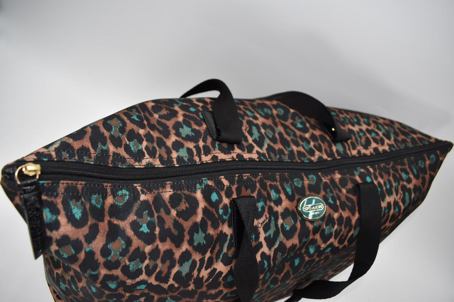 Coach Getaway Large Travel Packable Weekend Tote Bag in Multi Ocelot