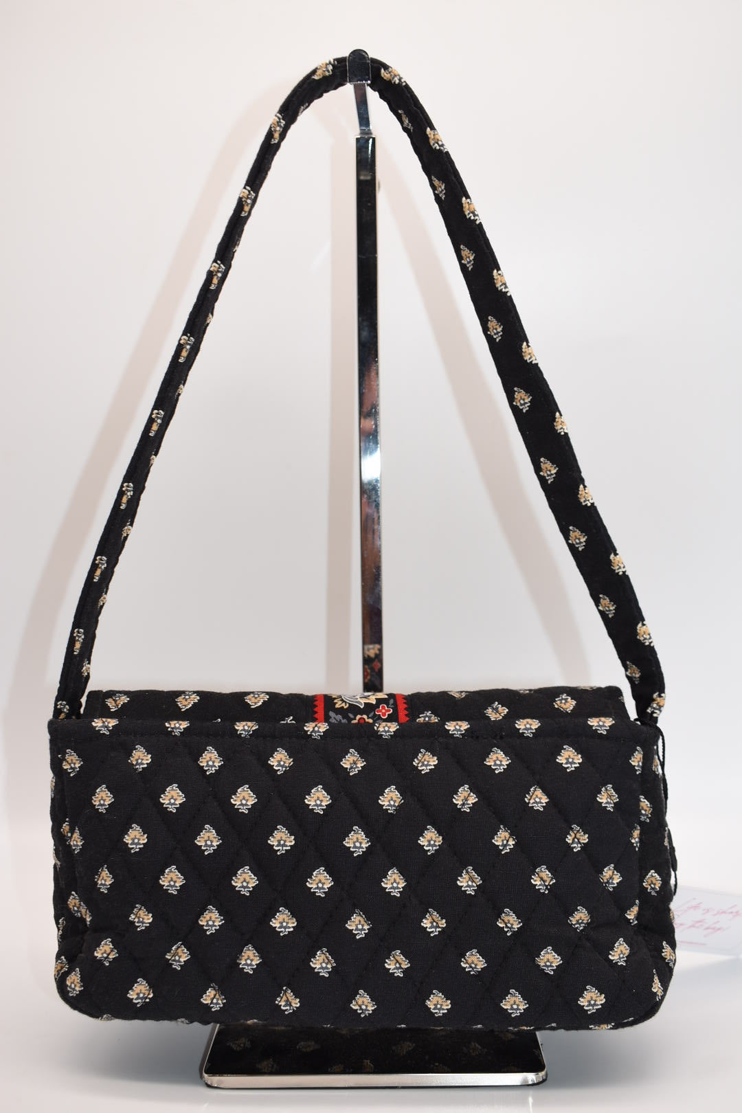 Vera Bradley Shoulder Bag in "Classic Black" Pattern