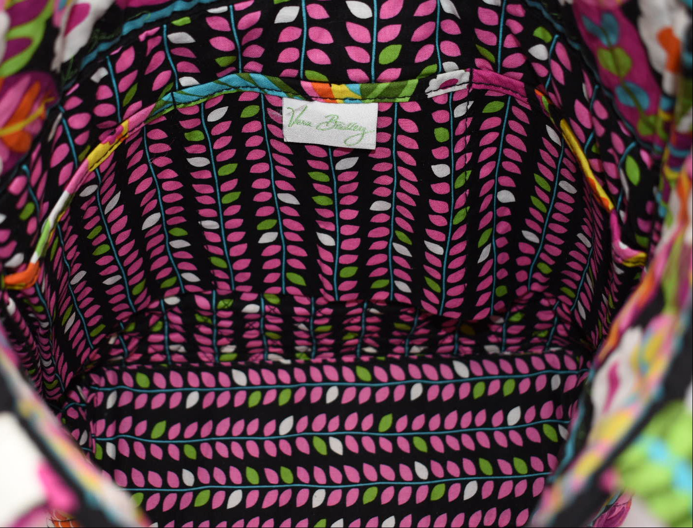 Vera Bradley Quilted Cotton Everyday Tote Bag in "Va Va Bloom" Pattern