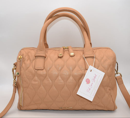 Vera Bradley Quilted Leather Marlo Satchel Bag