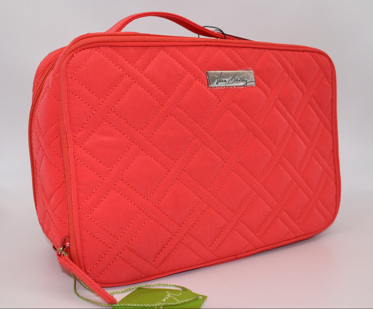 Vera Bradley Large Microfiber Blush & Brush Cosmetic Bag in "Canyon Sunset"
