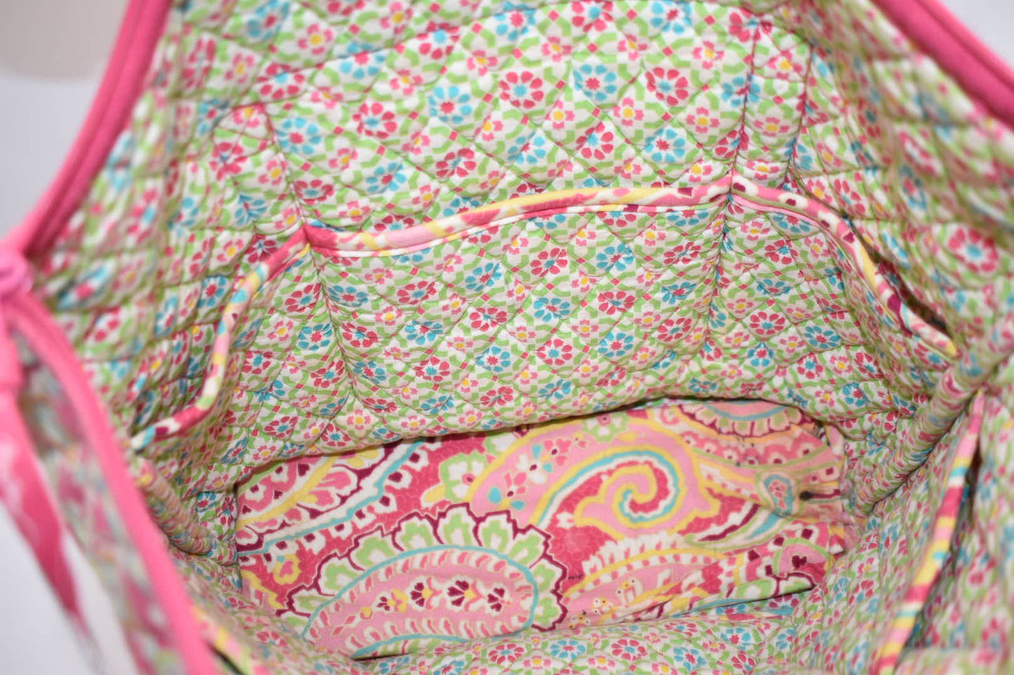 Vera Bradley Villager Tote Bag in "Capri Melon" Pattern