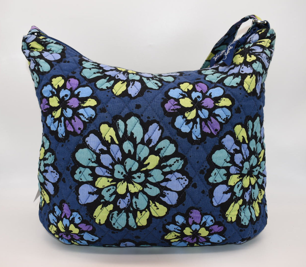 Vera Bradley Convertible Hobo Shoulder Bag in "Indigo Pop" Pattern