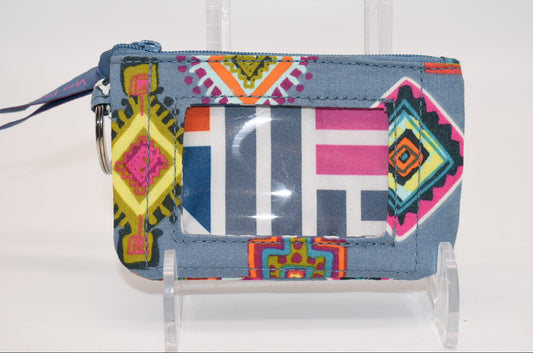 Vera Bradley Zip ID Case in "Painted Medallion" Pattern