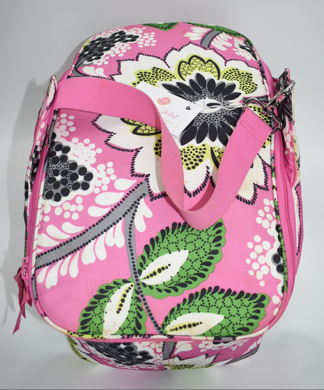 Vera Bradley Large Insulated Cooler Bag in "Priscilla Pink" Pattern