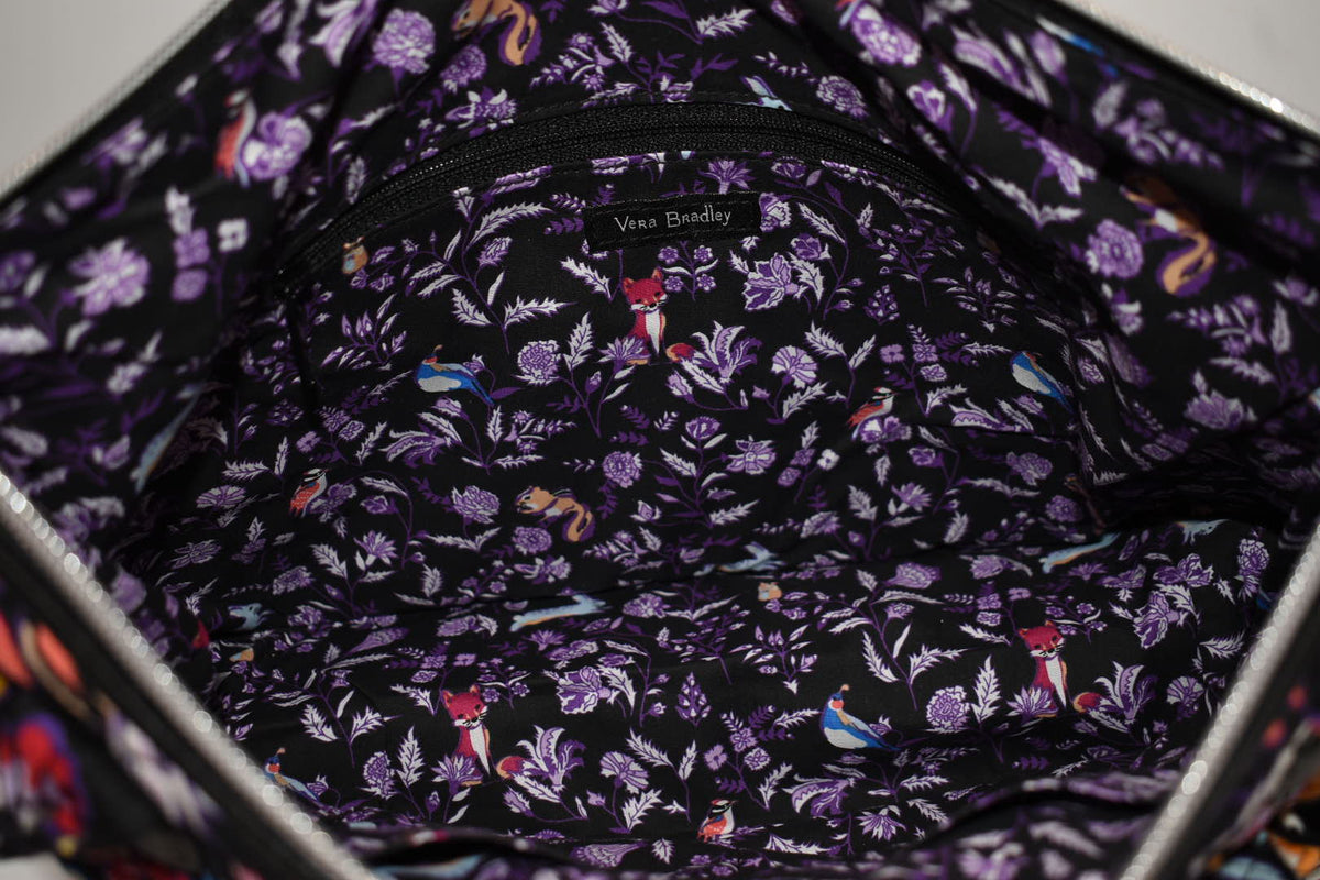 Vera Bradley Carson East West Shoulder Tote Bag in "Foxwood" Pattern
