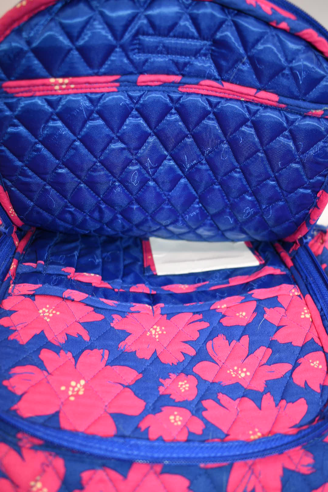 Vera Bradley Campus Backpack in "Art Poppies" Pattern