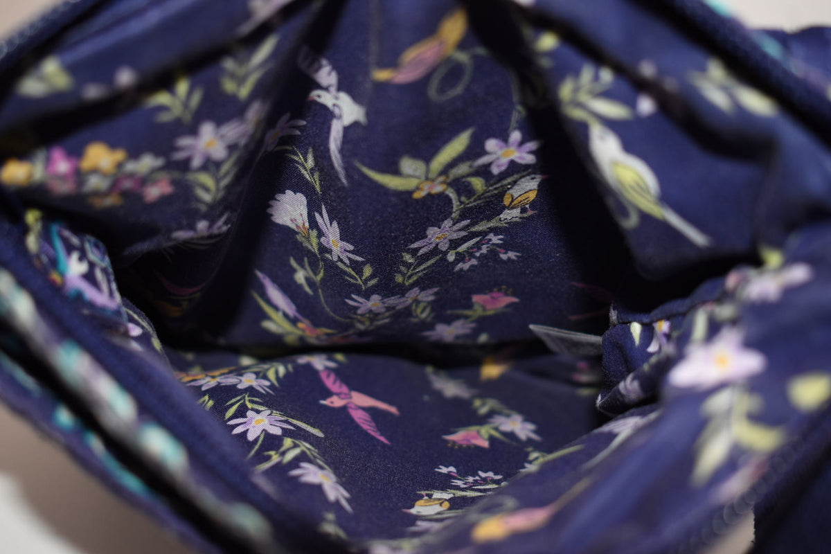 Vera Bradley RFID Mini Hipster Crossbody Bag in "French Paisley" Pattern