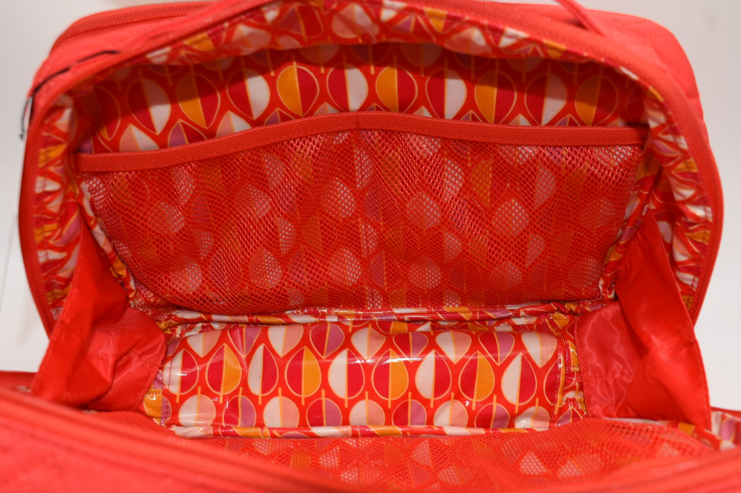 Vera Bradley Large Microfiber Blush & Brush Cosmetic Bag in "Canyon Sunset"