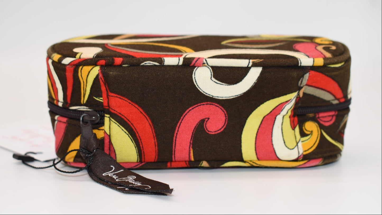 Vera Bradley Cosmetic Brush & Pencil Case in "Puccini" Pattern
