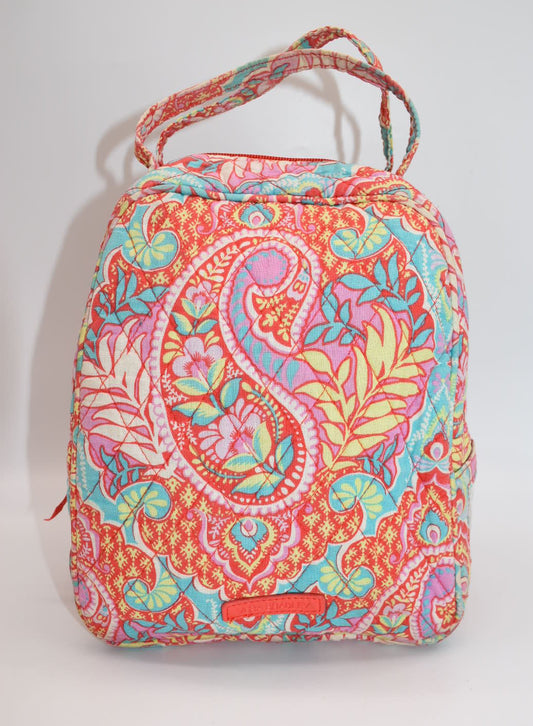 Vera Bradley Lunch Brunch Bag in "Paisley in Paradise" Pattern