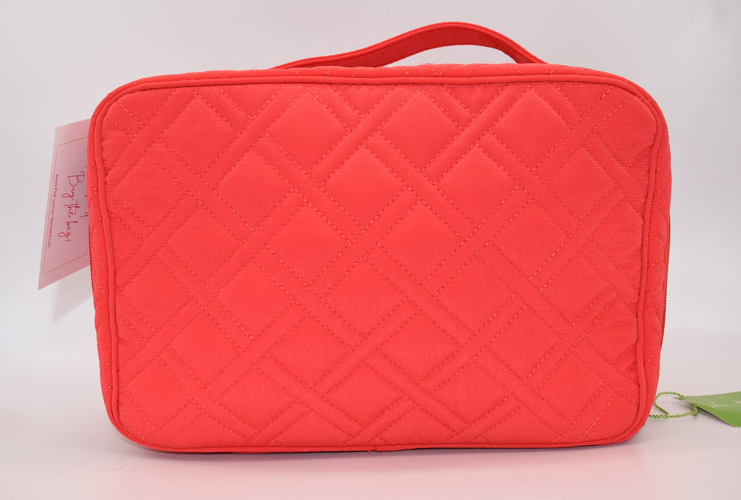 Vera Bradley Large Microfiber Blush & Brush Cosmetic Bag in "Canyon Sunset"