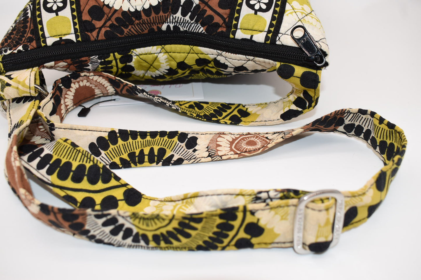 Vera Bradley Hipster Crossbody Bag in "Cocoa Moss" Pattern
