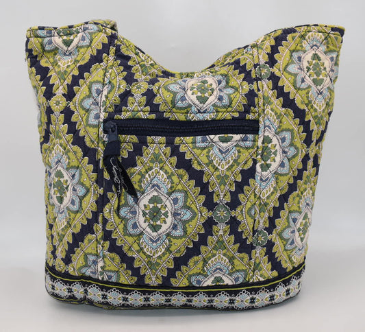 Vera Bradley Bucket Tote Bag in "Cambridge" Pattern