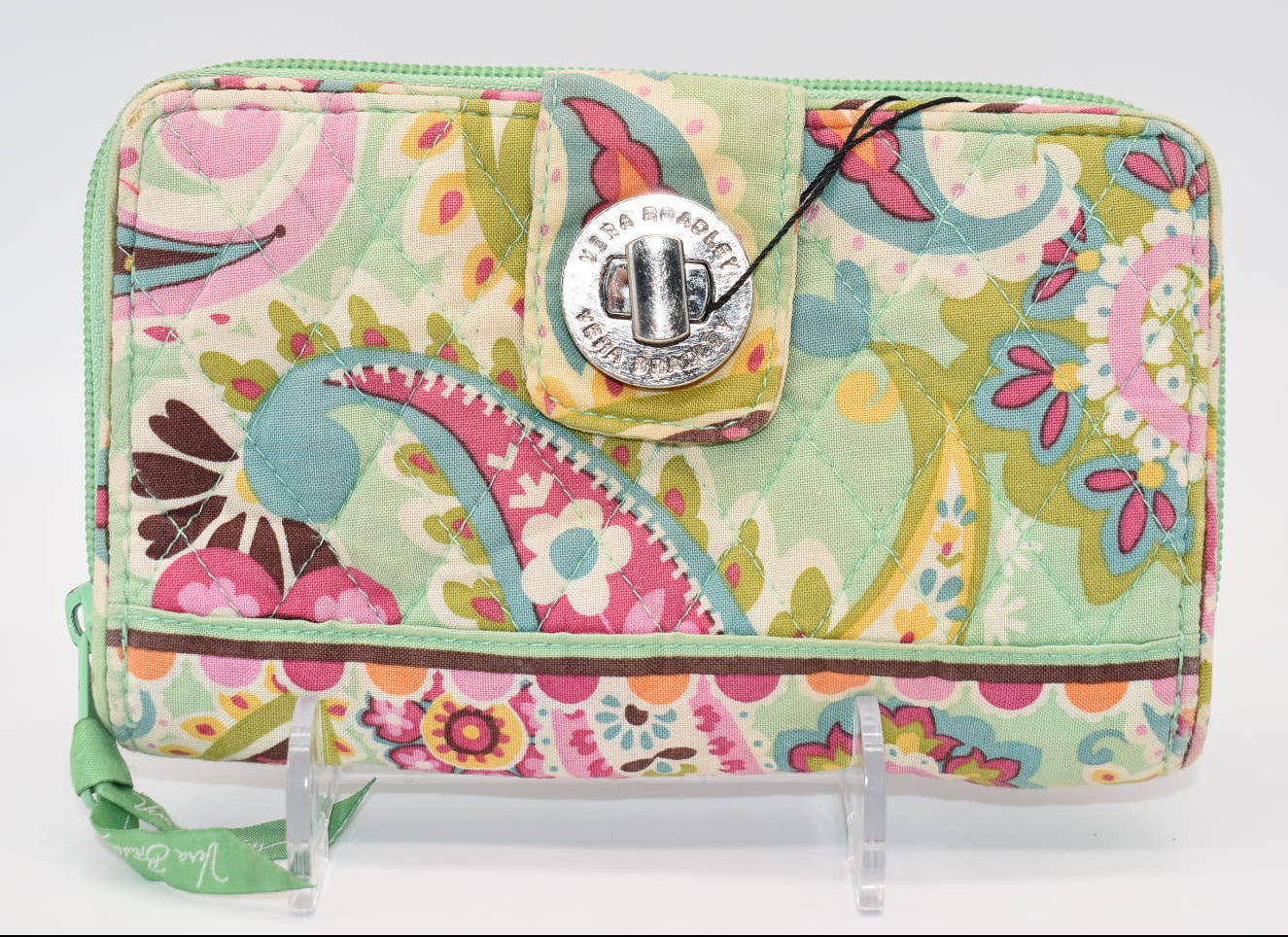 Vera Bradley Turnlock Wallet in "Tutti Frutti" Pattern