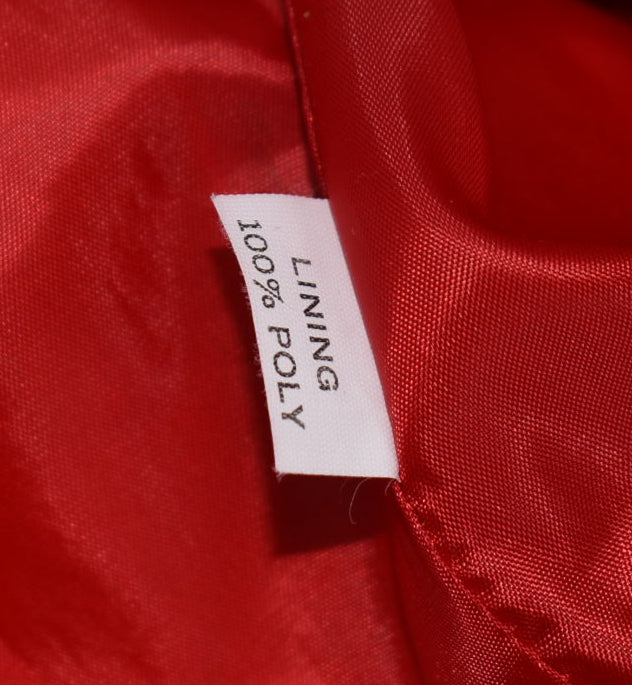 Vintage Vera Bradley Large Quilted Jacket in "Red- Fall 1991" Pattern