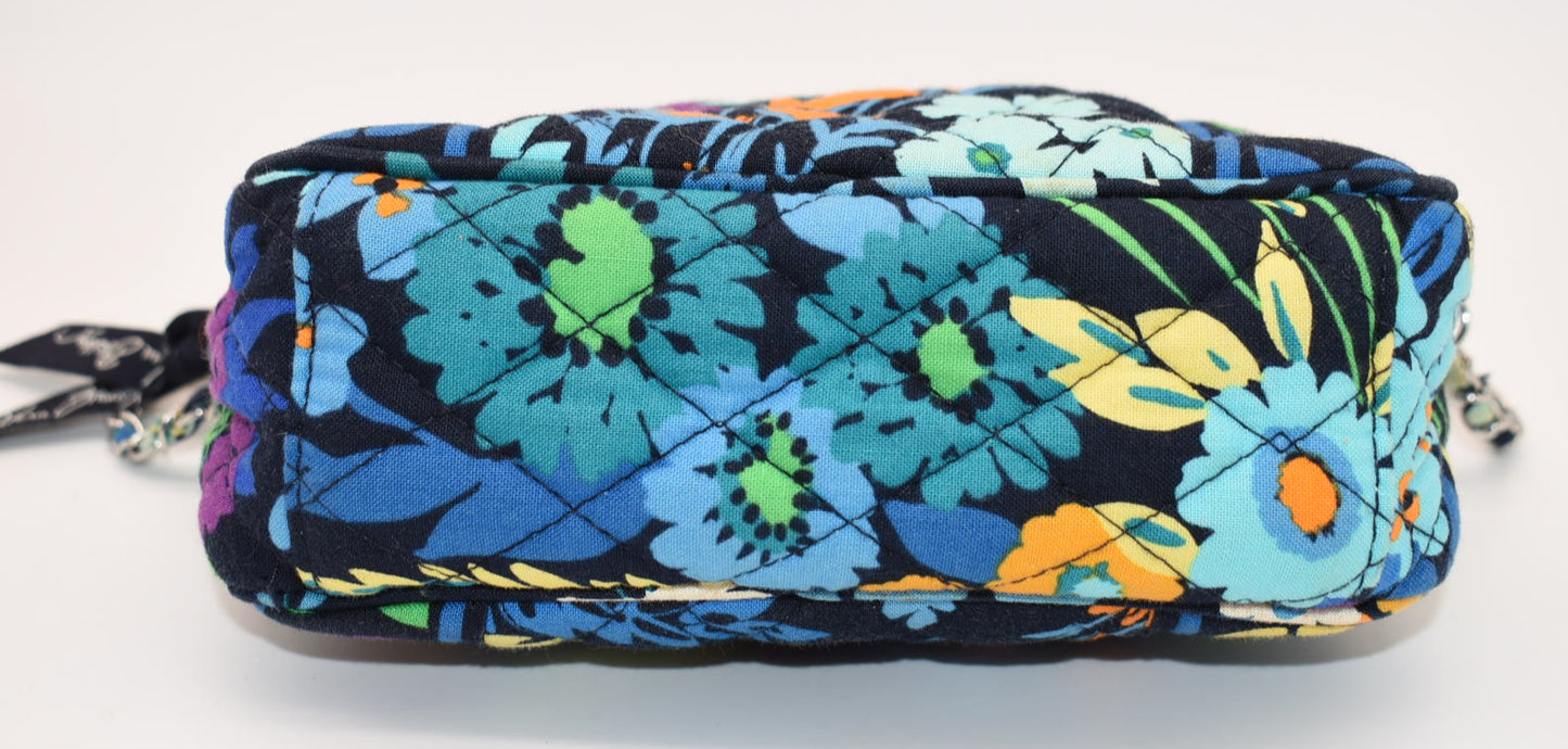 Vera Bradley Mini Chain Bag in "Midnight Blue" Pattern