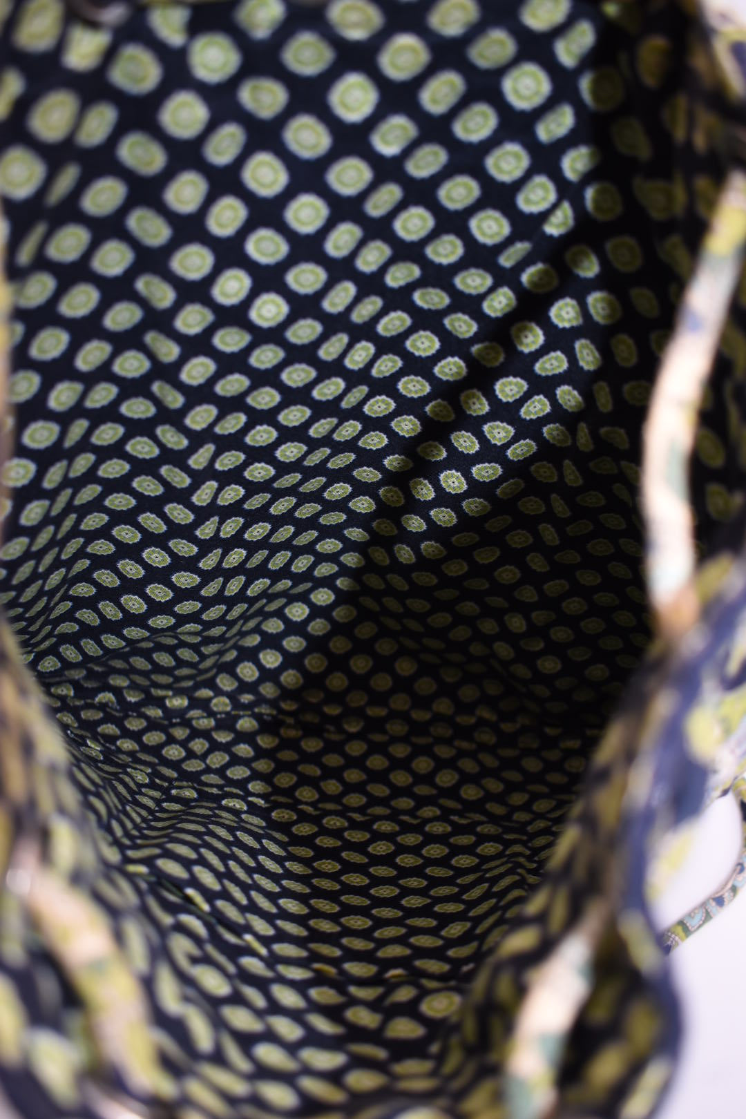 Vera Bradley Drawstring Backsack in "Cambridge" Pattern