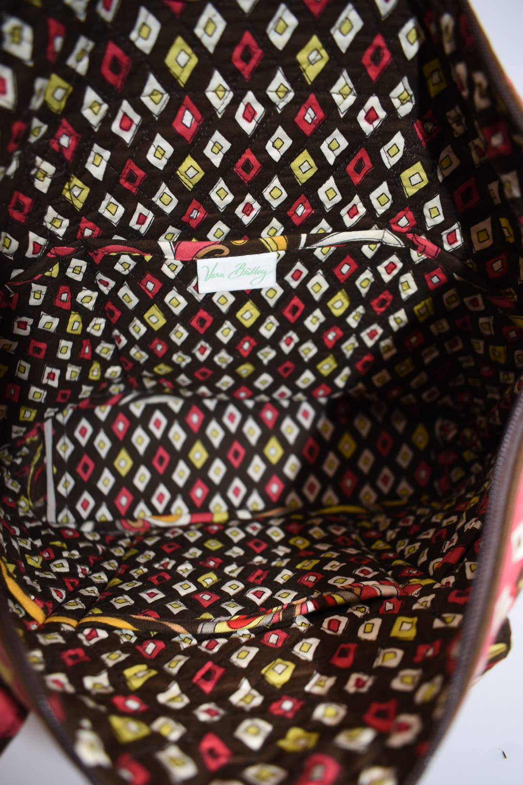 Vera Bradley Villager Tote Bag in "Puccini"Pattern