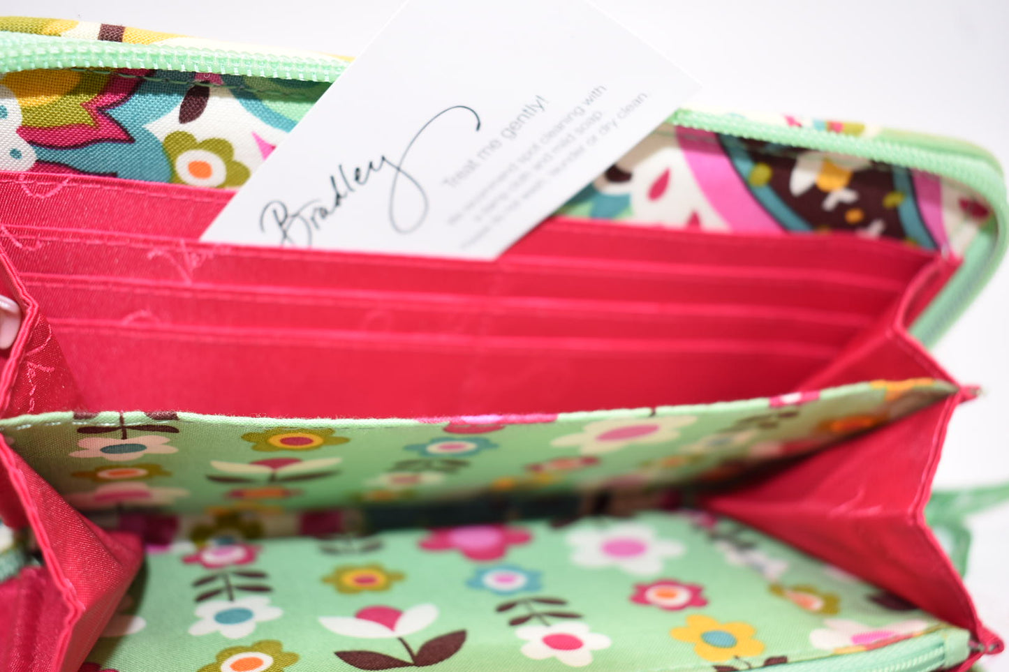 Vera Bradley Accordion Wallet in "Tutti Frutti" Pattern