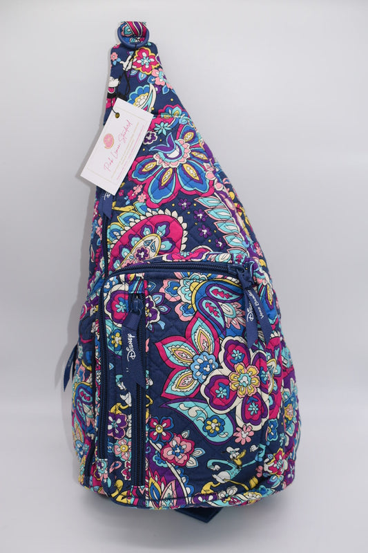 Vera Bradley Sling Bag/Backpack in "Sensational Six Paisley" Pattern