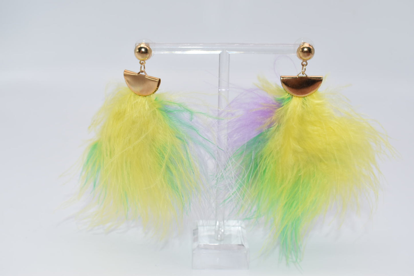 Statement Earrings: Life of the Mardi Feather Earrings