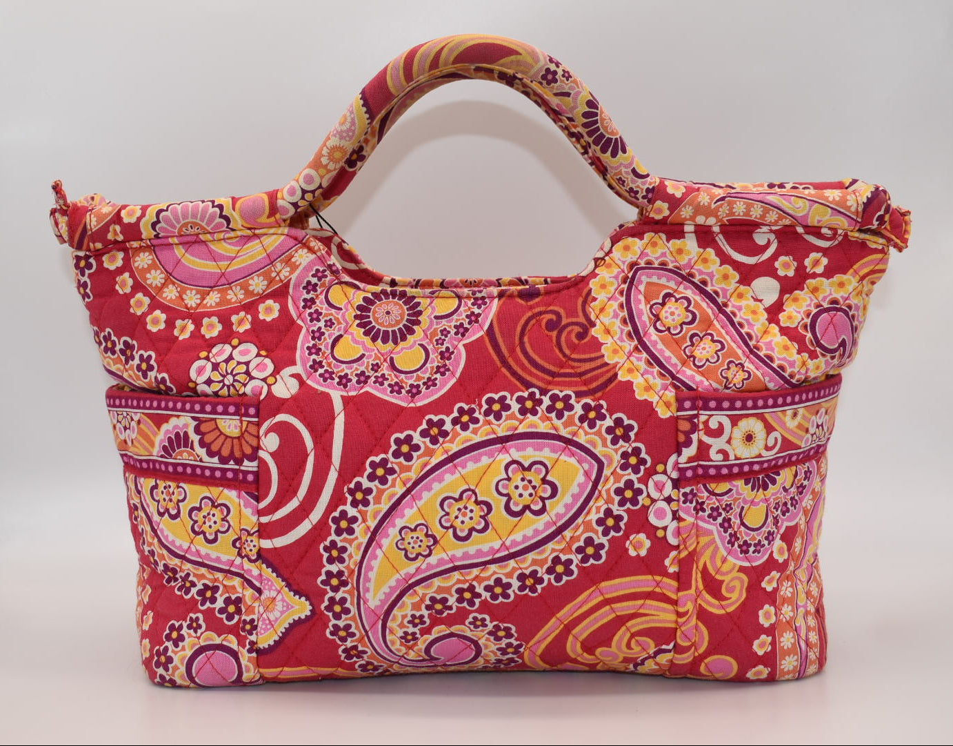 Vera Bradley Gabby Tote Bag in "Raspberry Fizz" Pattern