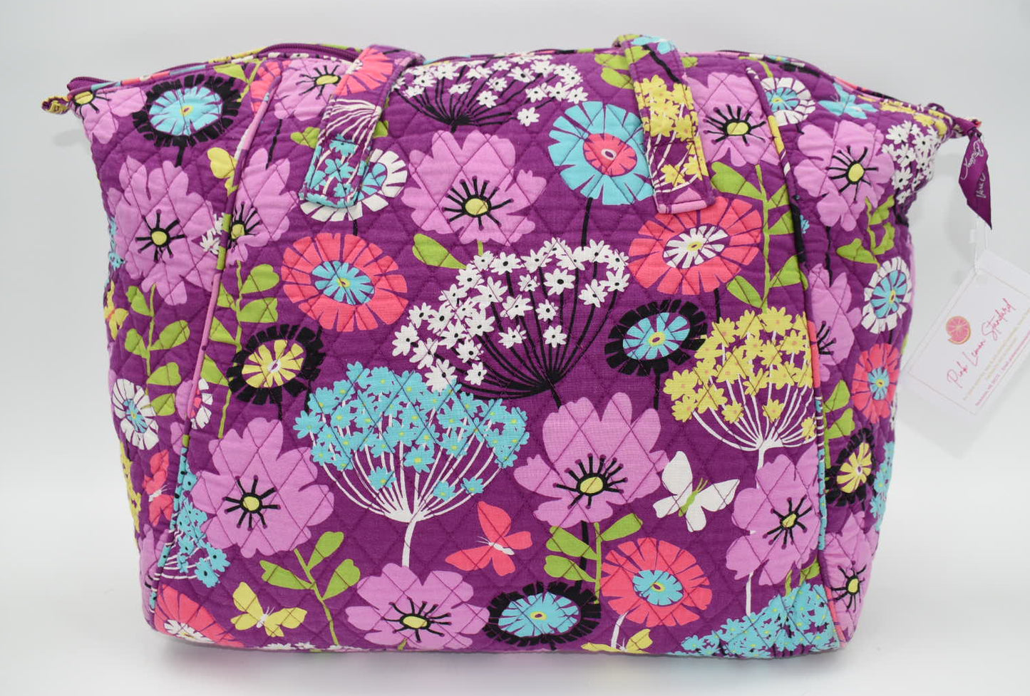 Vera Bradley Weekender Travel Tote Bag in "Flutterby" Pattern