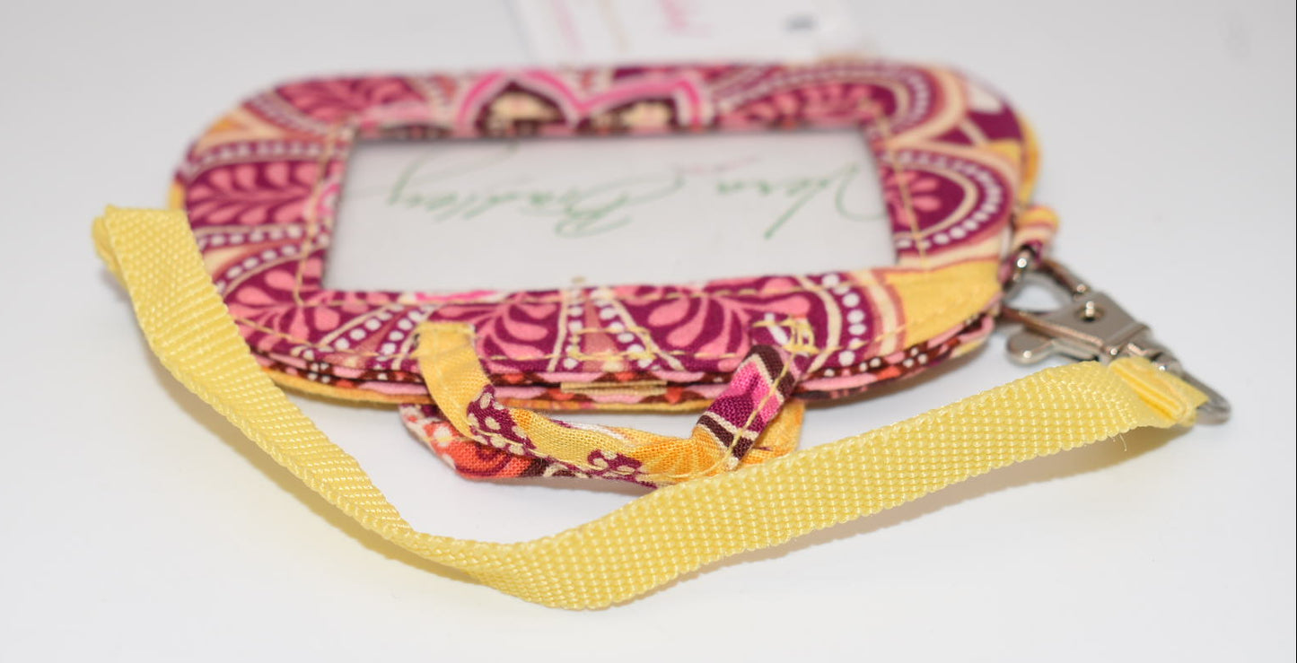 Vera Bradley Luggage Tag in "Bali Gold" Pattern