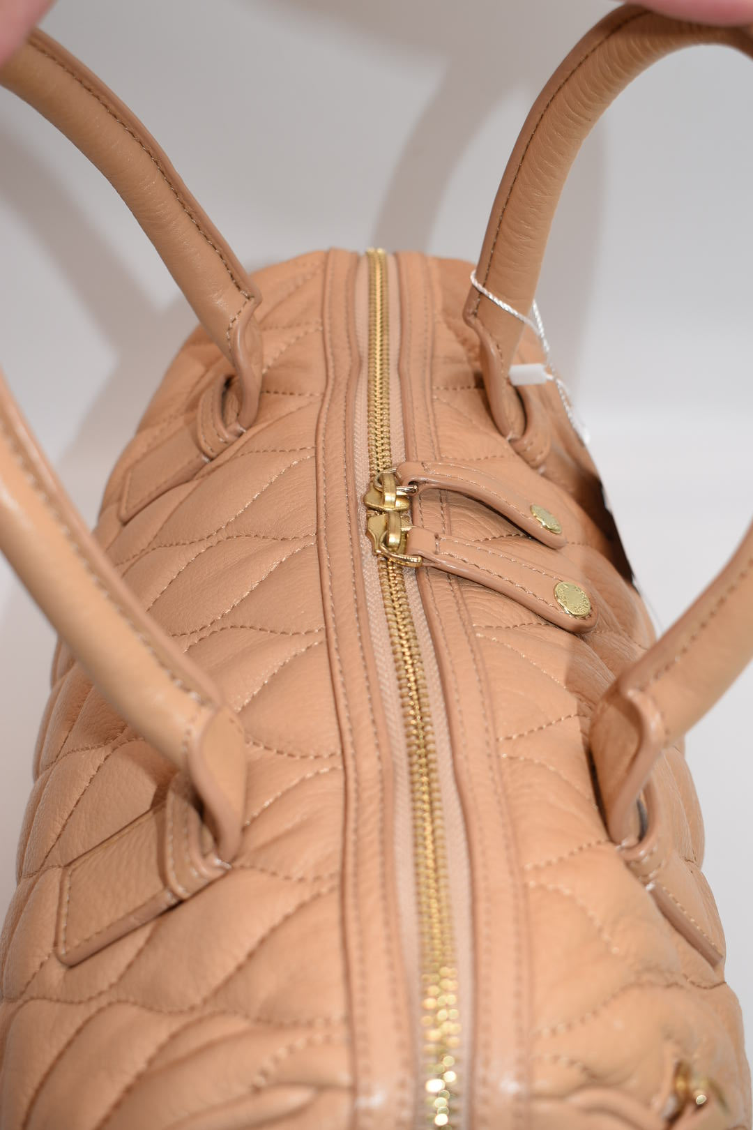 Vera Bradley Quilted Leather Marlo Satchel Bag