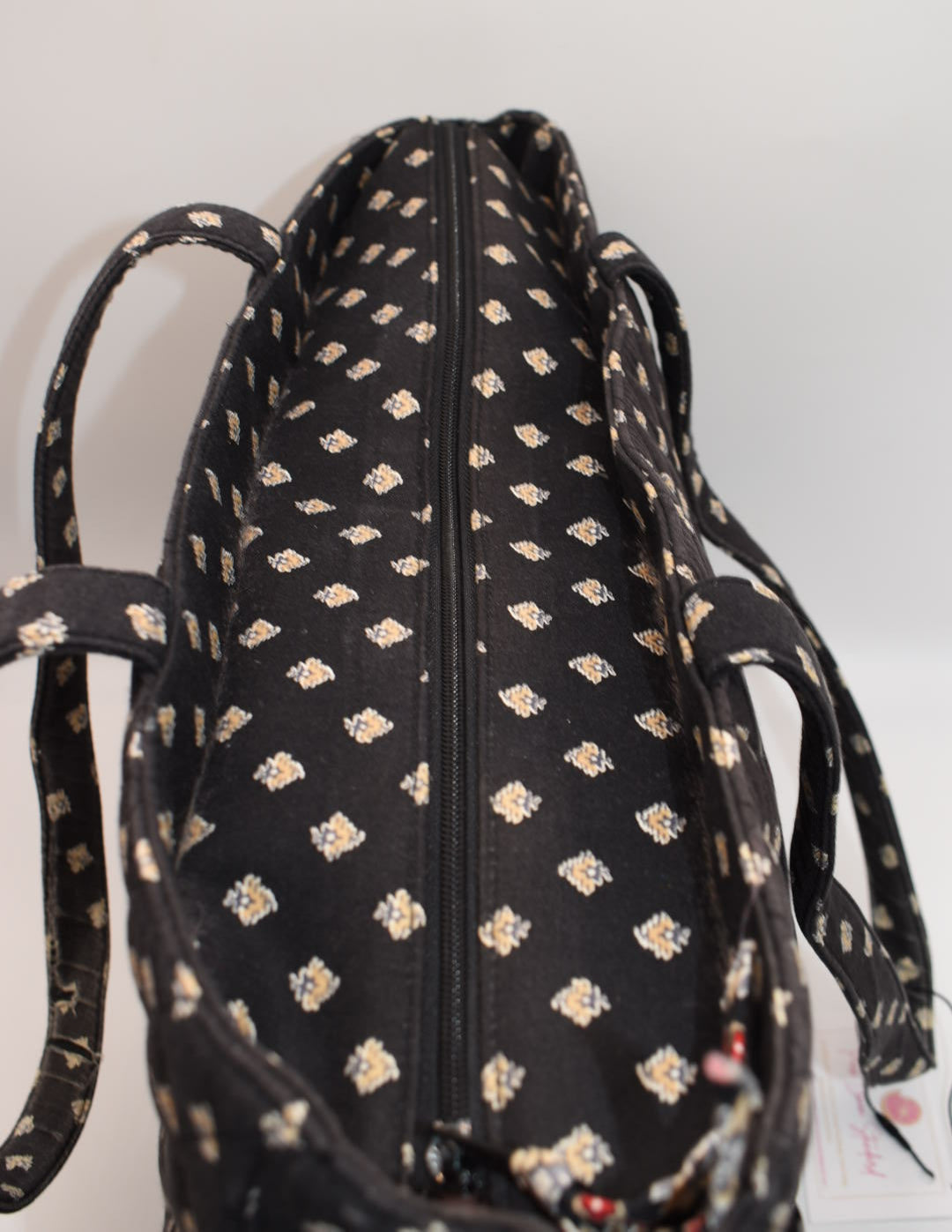 Vera Bradley Laptop Work Tote Bag in "Classic Black" Pattern