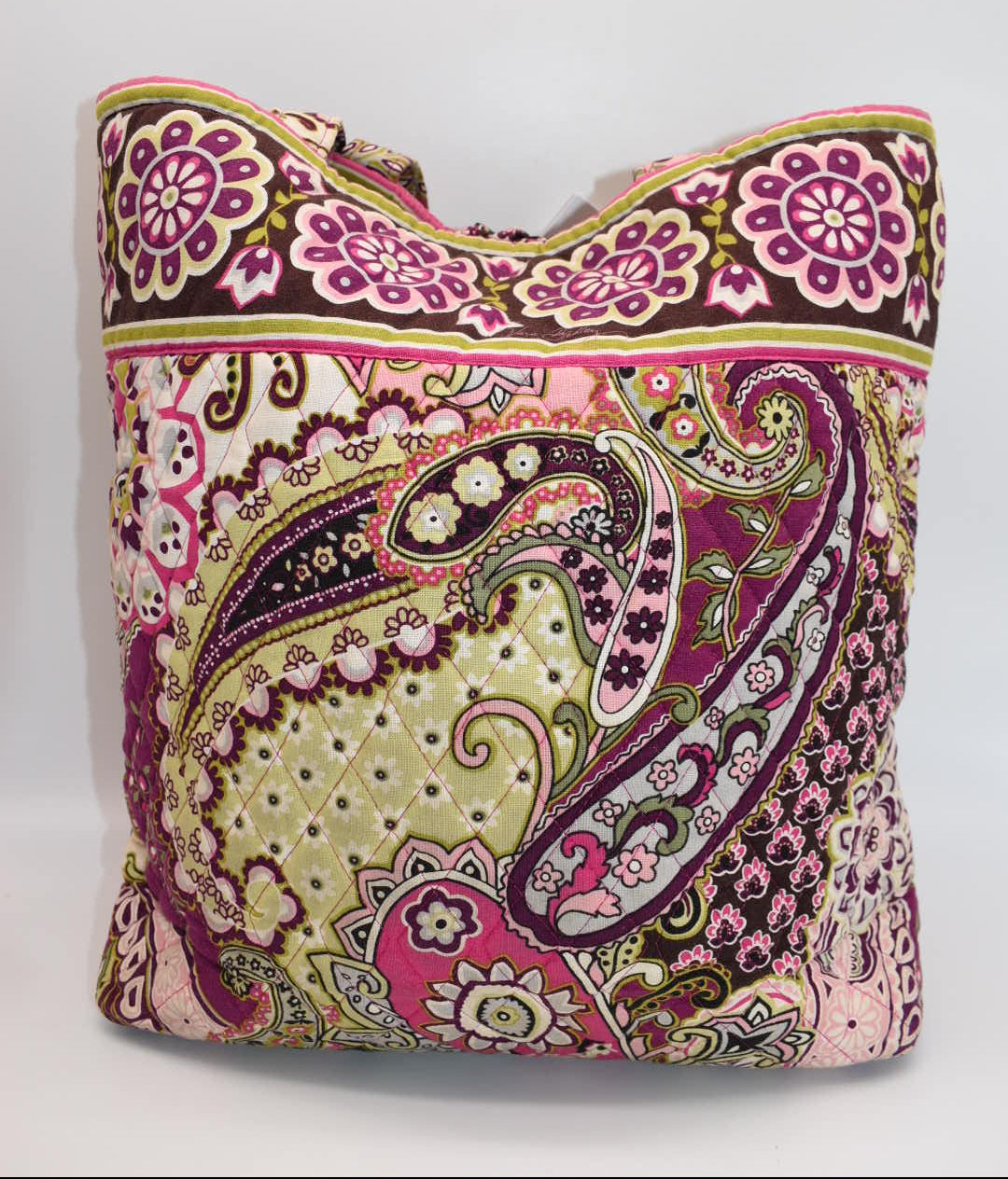 Vera Bradley Everyday Tote Bag in "Very Berry Paisley" Pattern