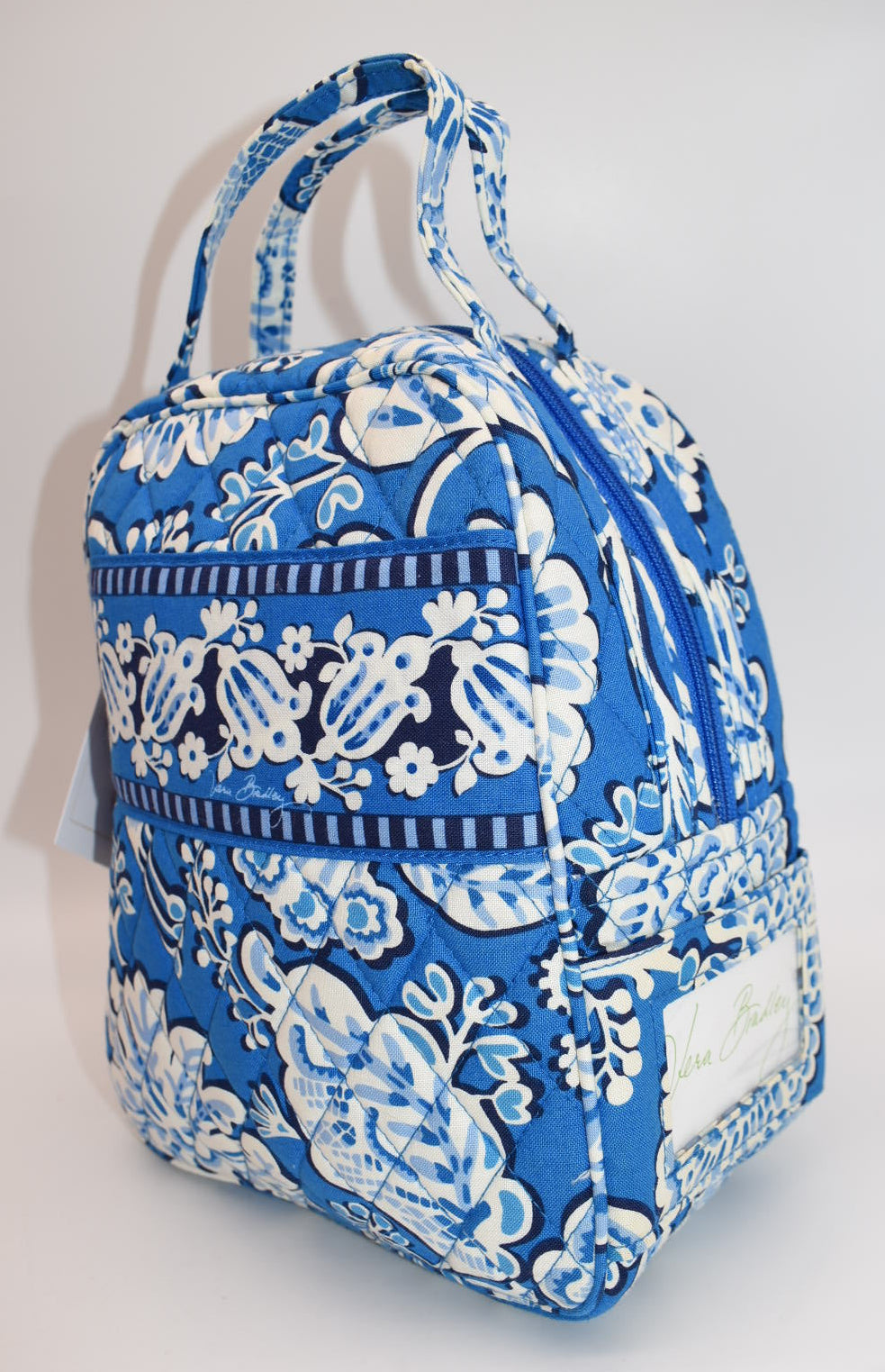 Vera Bradley Lunch Brunch Bag in "Blue Lagoon" Pattern