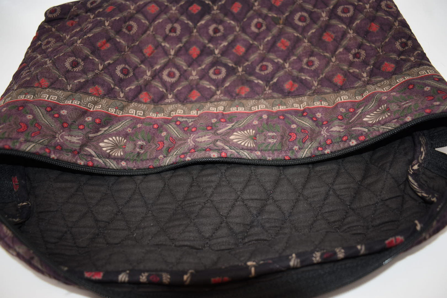 Vintage Vera Bradley Travel / Briefcase Bag in "Laurel - 1997" Pattern
