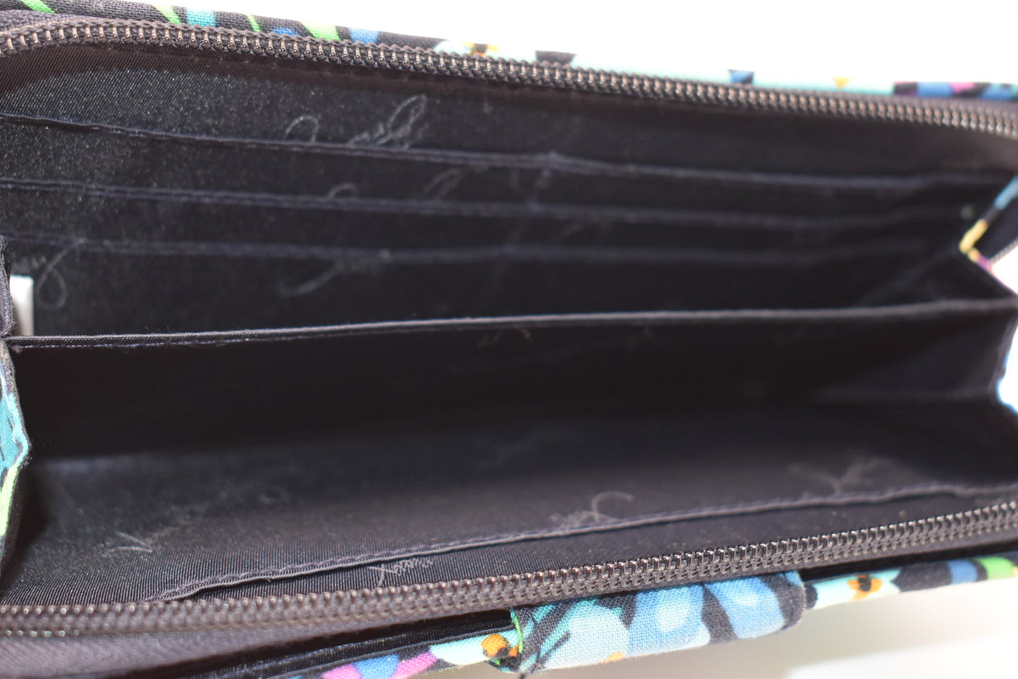 Vera Bradley Turnlock Wallet in "Midnight Blues" Pattern